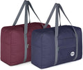 WANDF Personal Item Travel Bag, Carry On Duffle Bag Women | 18x14x8 inches, Airline Underseat Aprroved, Weekend Overnight Trips, Lightweight Packable by WANDF