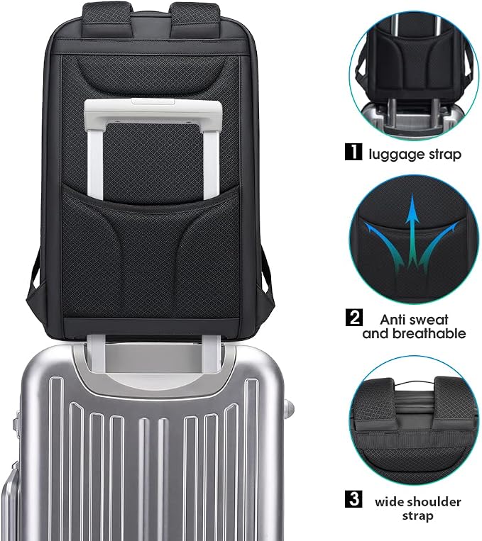 BANGE Tech Laptop Backpack Fits for 15.6 Notebook - Image 7