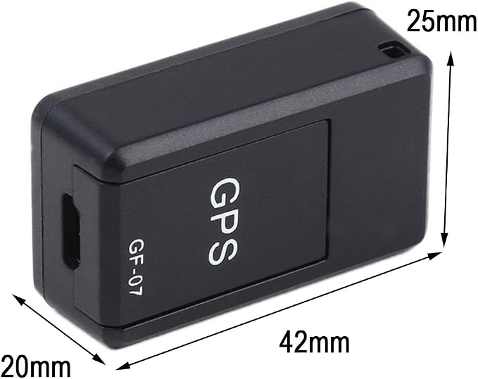 GF-07 Mini GPS Tracker, Magnetic Mini GPS Real Time Long Standby Tracking Device for Vehicle Car Person Dog Pet(Size:About 42 * 25 * 20mm)(Black) - Image 2