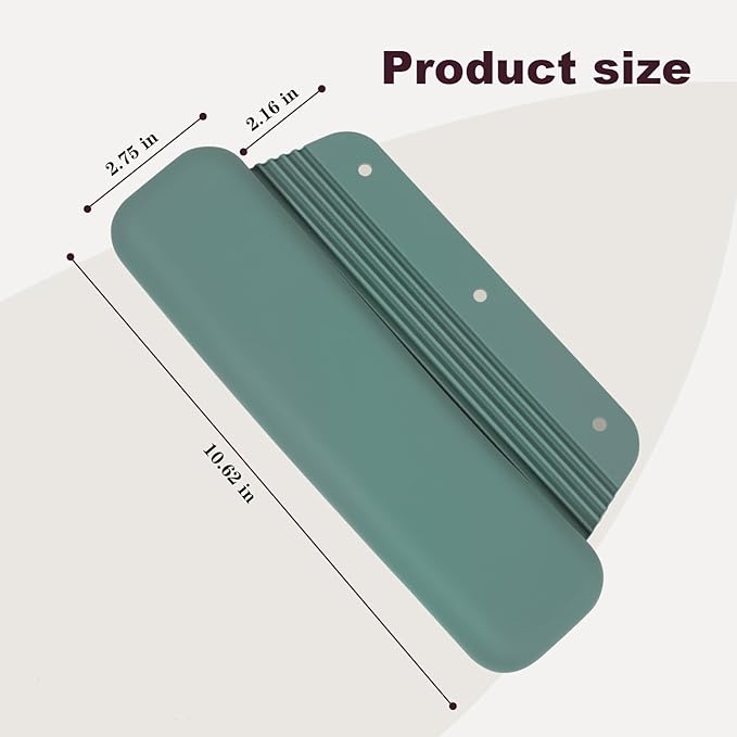 Silicone Electric Toothbrush Travel Case - Compatible with Oral-B,Philips Sonicare,Burst, Suri, Aquasonic - Portable Storage Organizer Bag-Midnight Green - Image 5