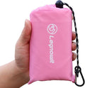 Pocket Blanket, Compact Blanket for Picnic, Beach, Festival | Sandproof, Waterproof, Stakes & Carabiner Included, Packable Lightweight Tarp for Camping, Hiking, Backpacking, Travel by Legowitoutdoor