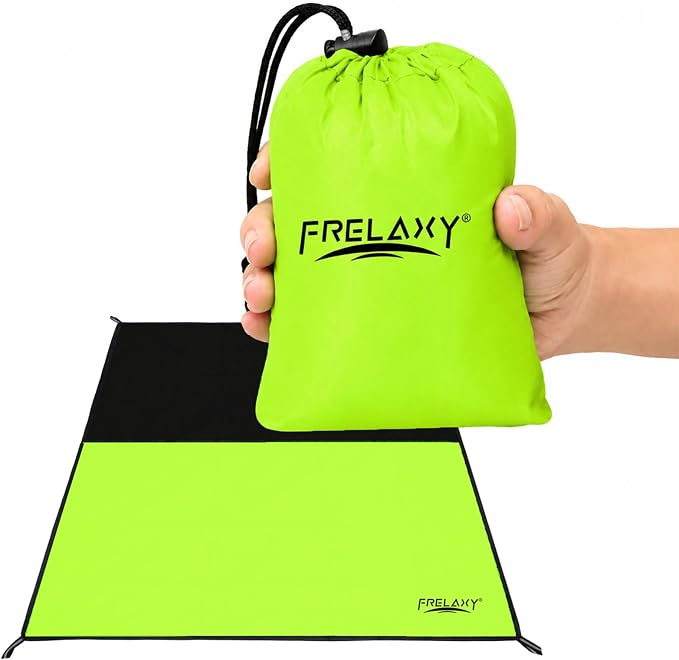 Frelaxy Pocket Picnic Blanket, Waterproof Blanket for Beach Festival | Lightweight compact design, Multi-use outdoor blanket, Waterproof & sandproof material, Easy to carry, Picnic, Camping by Frelaxy