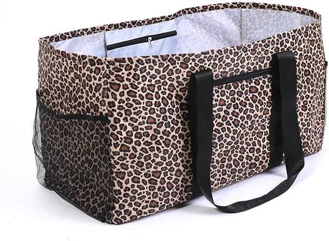 YELAIYEHAO Large Utility Tote Bag, Foldable Collapsible Tote for Storage Pool BeachShopping picnic laundry gym and Luggage by YELAIYEHAO
