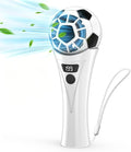 COO Soccer Shaped Handheld Fan, Rechargeable Mini Personal Fan | Portable Small Fan with 5 Speeds & USB Rechargeable Design, Lightweight Mini Fan for Soccer Games, Travel, Outdoor, Office by COOwearecommittedtoprovidinghigh-qualityandcost-effectiveproductsEmpoweringyoutocreateabrighterfuture
