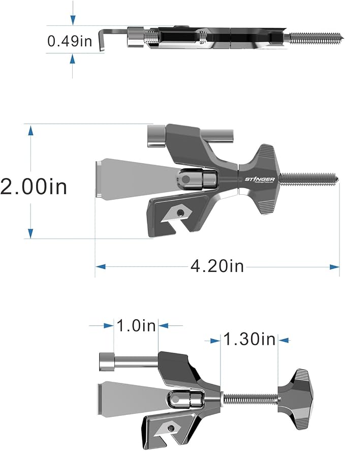 Stinger USA Portable Travel Door Lock w/Seat Belt Cutter and Glass Breaker | Suitable for security equipment in households and hotel rooms - Image 7
