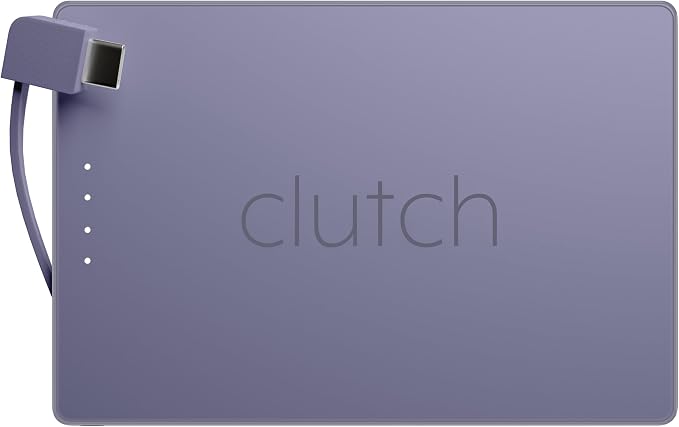Clutch - Pro USB-C Portable Charger - Compatible with iPhone 15, 16, 17 & Android Devices - Power Bank Magnetic Battery - TSA Travel Approved - USB Rechargeable - Built-in Cable - 5000 mAh - 3.7oz - Image 2