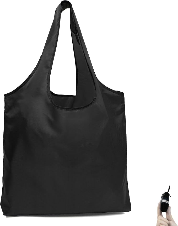 BeeGreen Reusable Grocery Shopping Bag -Travel Tote Bag - Foldable Compact Sturdy Bags by BeeGreen