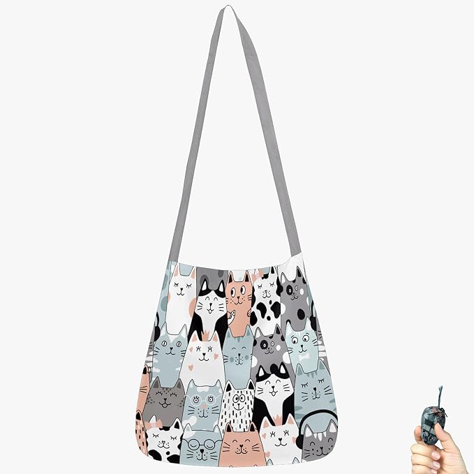 BeeGreen Reusable Grocery Shopping Bag -Travel Tote Bag - Foldable Compact Sturdy Bags by BeeGreen
