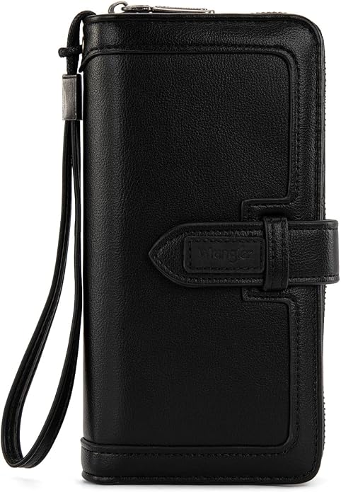 X Wrangler Women's Wallets Bifold Wristlet Wallets for Women Large Capacity Credit Card Wallet with ID Window by THEOFFICIALMONTANAWEST