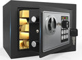 PATRON Small Safe Box for Money with Code and Keys，Solid Mini Safe for Kids with Digital Electronic Security Keypad for Home Office Hotel,Personal Money Safes for Cash,0.236 Cuft (Black) by Safeisourpromise%EF%BC%81