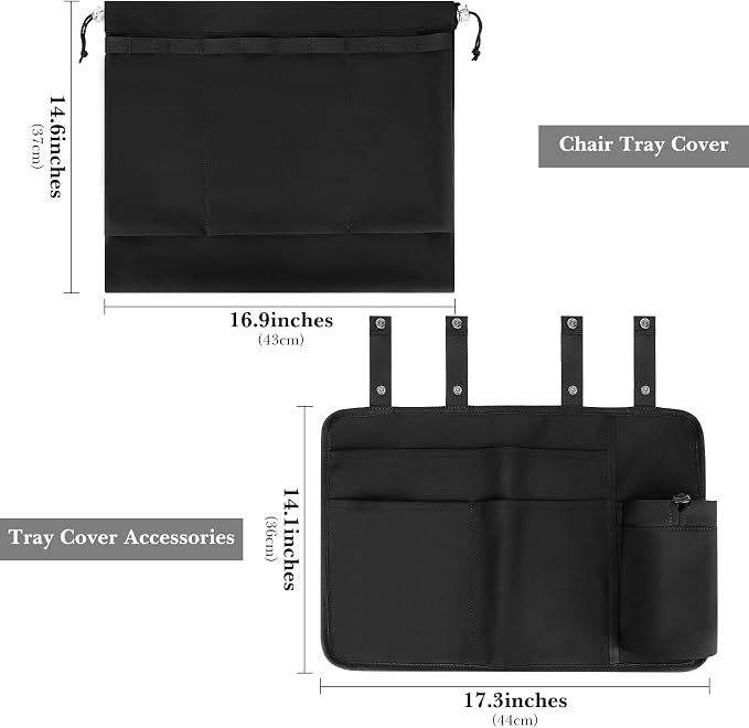 Linkidea Airplane Tray Table Cover with Under Desk Attachment Set, Travel Accessories for Seat Back Organize & Personal Item Storage, Washable Flight Accessories with Water Bottle Holder - Image 2