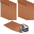 10 Pcs Single Shoe Bags for Travel, Dustproof Drawstring Travel Shoe Bag | 18"X9"shoe travel bag for Packing, Shoe Bag storage Sneaker Travel Bags, Washable Reusable dust bags for Handbags Shoes Toys by CARPDIM