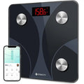 Etekcity Smart Scale for Body Weight and Body Fat, FSA Eligible, Ash-black | HSA eligible, digital bathroom scale tracks body fat, BMI and body composition, with Bluetooth measurements up to 400 lb by Etekcity
