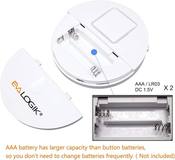 Modern Ultra-Thin Window Alarm with Loud 120dB Sound and Vibration Sensors Compatible with Virtually Any Window, Glass Break Alarm Perfect for Home, Office, Dorm Room- 4 Pack - Image 6