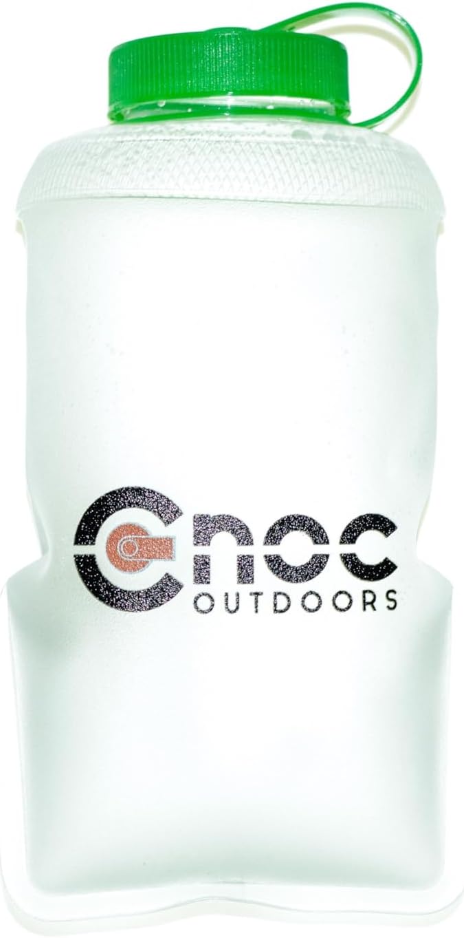 Cnoc Outdoors HydriamX Durable Collapsible 350ml Flask, 42mm Thread Wide Mouth, Hot Liquid Compatible by CnocOutdoors