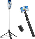 71" Phone Tripod & Selfie Stick with Remote,Extendable Cell Phone Tripod Stand for iPhone Android,5.9FT Tall for Video Recording Vlog Travel by Unknown