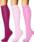 CHARMKING Compression Socks for Women & Men Circulation (3 Pairs) 15-20 mmHg is Best Support for Athletic Running Cycling by CHARMKING