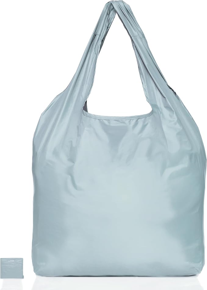 SYZY Pocket-Size Foldable XL Shopping Bag - Holds 70 lbs, Durable and Ultra-Lightweight for Daily Use and Travel by SYZY