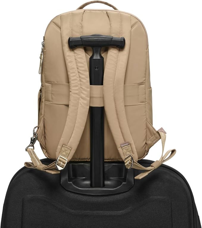 Pacsafe W 10L Anti Theft Backpack, Taupe - Image 6