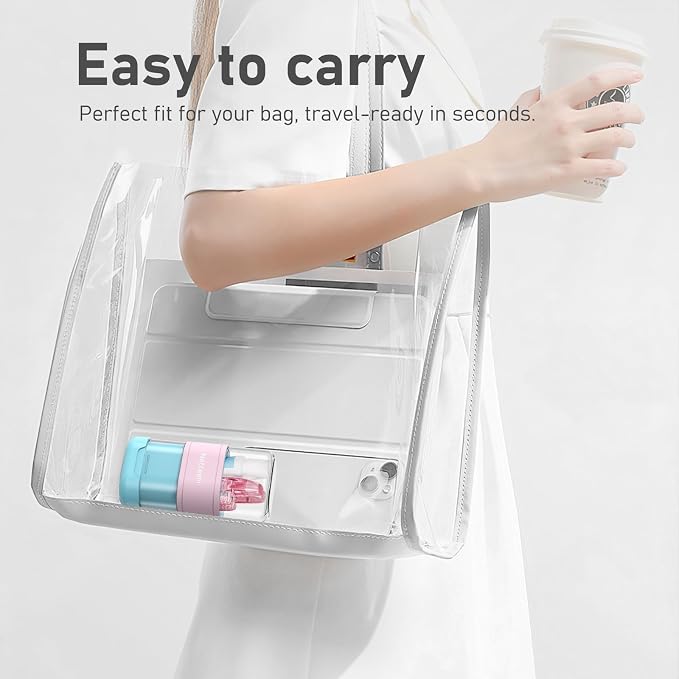 Toothbrush Travel Case Kit,Portable Folding Tooth Brush Holder and Toothpaste Cover Container with Mouthwash Cup, Oral Clean Tools Organizer for Traveling, Bathroom, Camping, Business Trip(1Pack） - Image 4
