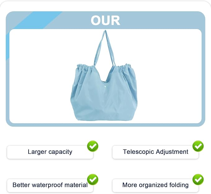 Reusable Grocery Bags,Reusable Shopping Bags,Folding Bags Totes,Stretchable and shrinkable shopping bag for Groceries - Image 5