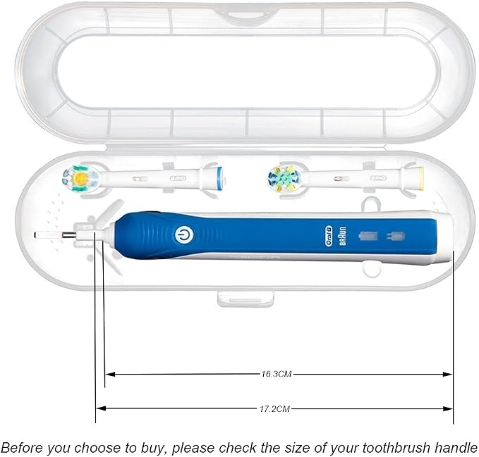 Nincha Portable Replacement Plastic Electric Toothbrush Travel Case for Oral-B Pro Series - Image 4