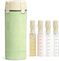 4 in 1 Travel Dispenser Bottle, 4 Pack 30ML Travel Bottles for Toiletries | Refillable, Leak Proof, Portable, for Travel, Camping, Business Trip, for Face Wash, Body Wash, Lotion, Toner (Green) by Unknown