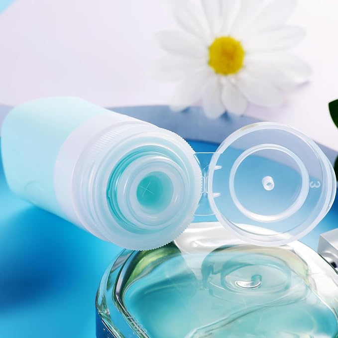 INSFIT Travel Bottles for Toiletries, TSA Approved 2oz Travel Size Toiletries, BPA Free Leak Proof Squeezable Silicone Tubes Travel Essentials for Shampoo Conditioner Lotion Soap - Image 2