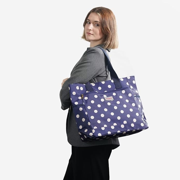 GAENMESN Women's Lightweight Waterproof Tote Bag Durable Designer Handbag with Zipper Travel Commute Everyday Use - Image 2