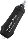 AXEN Soft Flask TPU Foldable Running Hydration Flask, Soft Collapsible Water Bottle for Hydration Pack Cycling Marathon Running Hiking by AXEN