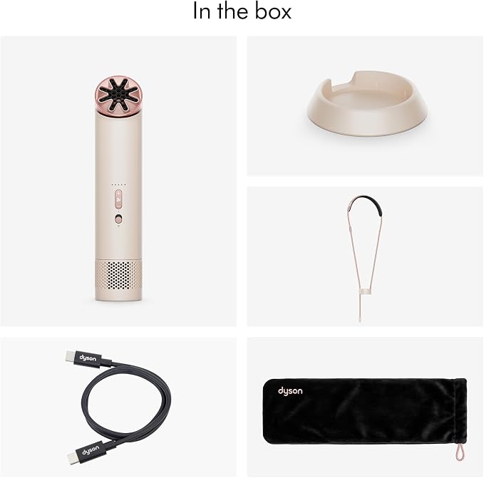 Dyson HushJet Mini 3-in-1 Bladeless Personal Fan (Stone/Blush) | Powerful, Quiet Evaporative Cooling | Handheld, Wearable & Desktop, 25 m/s Max airflow, 5 Speeds + Boost, 6 hr Runtime - Image 3