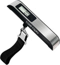 travel inspira Luggage Scale, Portable Digital Hanging Baggage Scale for Travel, Suitcase Weight Scale with Rubber Paint, 110 Pounds, Battery Included by TravelInspira