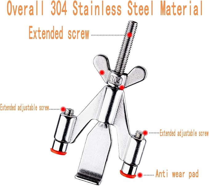 Portable Door Lock Home Security Hotel Door Locks (Silver Wing) - Image 9
