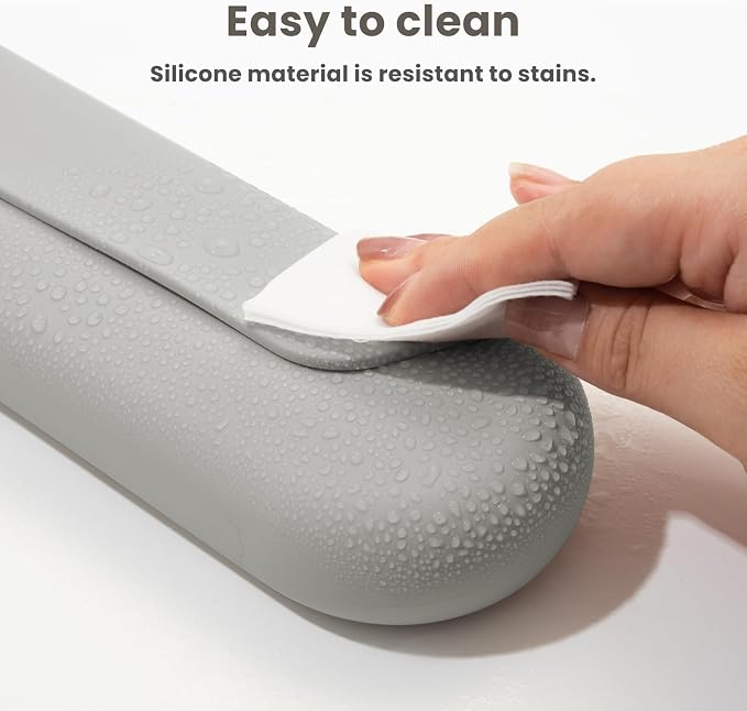 Silicone Electric Toothbrush Travel Case, Manual Toothbrush Travel Cover for Men and Women,Toothbrush Holder for Travel,Gym and More, Fits Most Manual and Electric Toothbrushes - Stone - Image 4