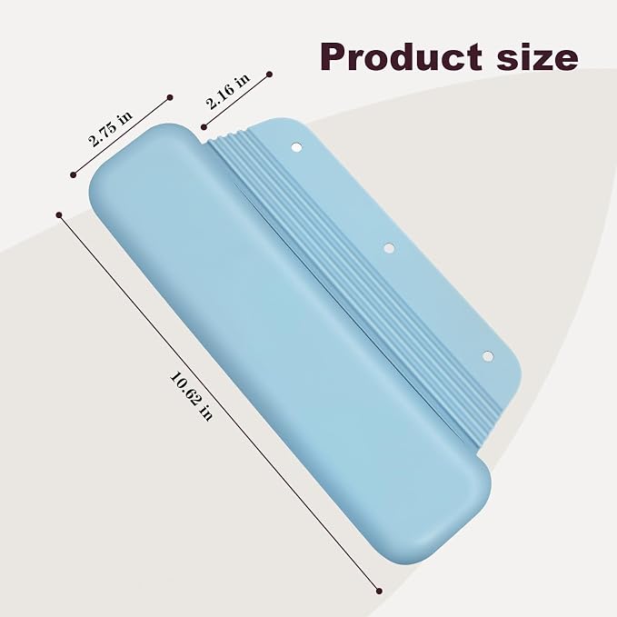 Silicone Waterproof Toothbrush Travel Pouch, Compatible with Oral-B & Philips Sonicare, Suri, Burst, Aquasonic, Portable Protective Bag - Blue - Image 5
