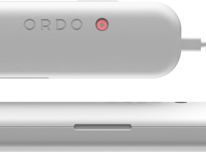 ORDO Sonic+ Toothbrush Travel Case, portable USB Charging, White | Sonic toothbrush holder, durable design, secure magnetic closure, travel friendly, toothbrush not included - Image 3