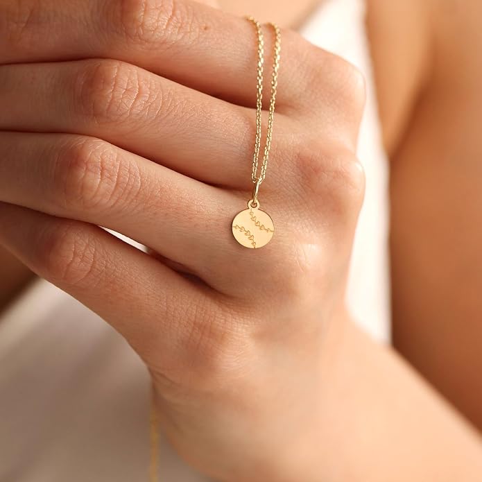 Gold Necklace for Women, Dainty Charm Pendant Necklace Jewelry Gift | 14K Gold Plated, Cute, Delicate, Adults, Non Tarnish, Hypoallergenic, Accessories - Image 2