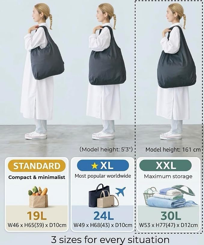 Compact Reusable Grocery Tote Bag – Lightweight, Foldable & Packable Shopping Bag for Travel - Image 4