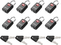 SURE LOCK Mini TSA Approved Keyed Luggage Lock – One Key Opens All, Fits Tight Zipper Gaps & Small Pull Holes, Compact Travel Lock for Suitcases, Backpacks & Handbags by Hopeyoucanstaysafe