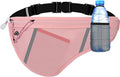 SooGree Men Women Sports Running Waist Bag, Waterproof Fanny Packs with Adjustable Belt, Waist Fanny Pack Bag with Water Bottle Holde for Running Hiking Walking Biking by SooGree