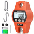 Hanging Scale 660lb/300kg - High-Accuracy Crane Scale with Aluminum Frame and LCD Display. Functions as Fishing Scale and Luggage Scale. for Farm, Hunting, Fitness, and Travel Weighing by WISHSOM