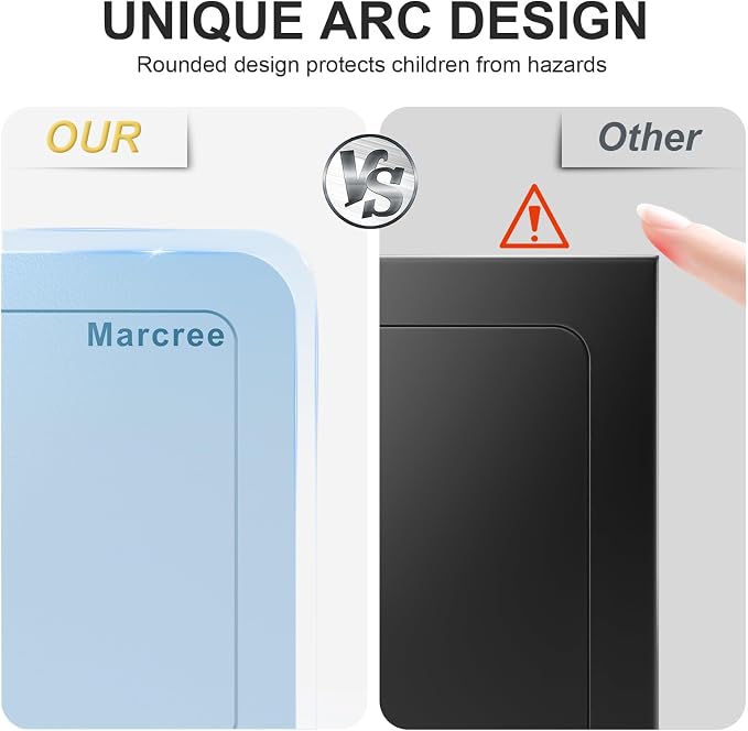 Marcree Mini Safe Box, 0.23 Cub Home Safes for Kids, Blue Small Safe | Money Box with Key Lock, Kids Safe for Money Cash Valueables, Stylish Security Safe for Gifts, 6.69 x 9.06 x 6.69 Inches - Image 3
