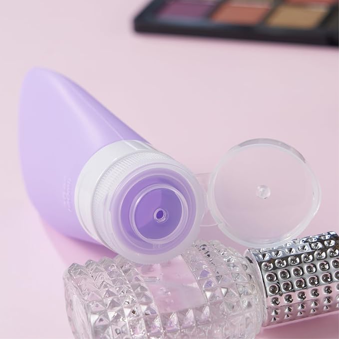 INSFIT Travel Bottles for Toiletries, TSA Approved 3oz Travel Size Containers, BPA Free Leak Proof Squeezable Silicone Tubes for Shampoo Conditioner Lotion Body Wash with Labels - Image 2