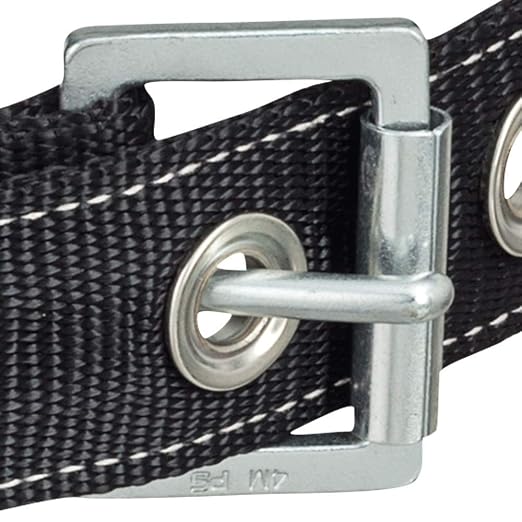 Peakworks Restraint Body Belt with 1 Back D-Ring - Lightweight, Plated Grommets, Polyester Webbing - Use for Inspection Work, Construction, Demolition & Maintenance - XXL Size for 48" to 56" Waist - Image 4