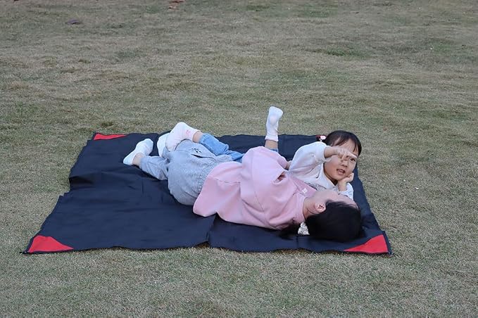 Orga'Neat Pocket Picnic Blanket, Compact Lightweight Tarp for Camping | Foldable, Easy to Carry, Water Resistant Sandproof Washable Quick Dry Mat for Beach, Festival, Travel, Outdoor Recreation - Image 6