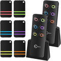 Esky 2 Transmitters and 6 Slim Receivers Key Finder with Sound 85dB | Remote Item Finder Locator Wallet Tracker Key Finders Beeper Tags for Finding Wallets Keys,Phone, Glasses, Pet Gifts for Men by Esky