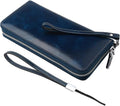 Small Compact Women Wallet RFID Blocking Genuine Leather Bifold Purse with ID Windows by Lavemi