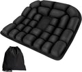 Airplane Seat Cushion for Long Flights Inflatable Seat Cushion | Travel Seat Cushion | Office Chair | Wheelchair | Sciatica Pain Relief | Press-to-Inflate | Storage Bag | Portable by HLCZLUZ