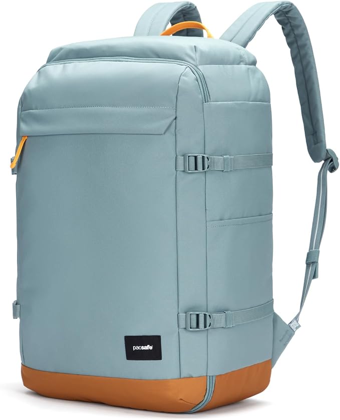 Pacsafe GO Anti Theft 44L Carry-on Backpack, Fresh Mint - Image 4