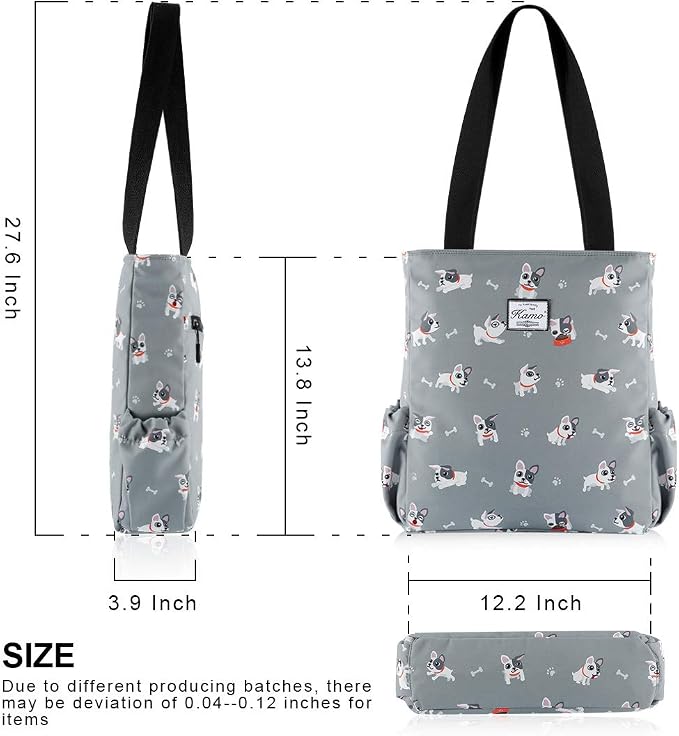 KAMO Floral Tote Bag - Waterproof Lightweight Handbags Travel Shoulder Bag for Hiking Yoga Gym Swimming Travel Beach - Image 3